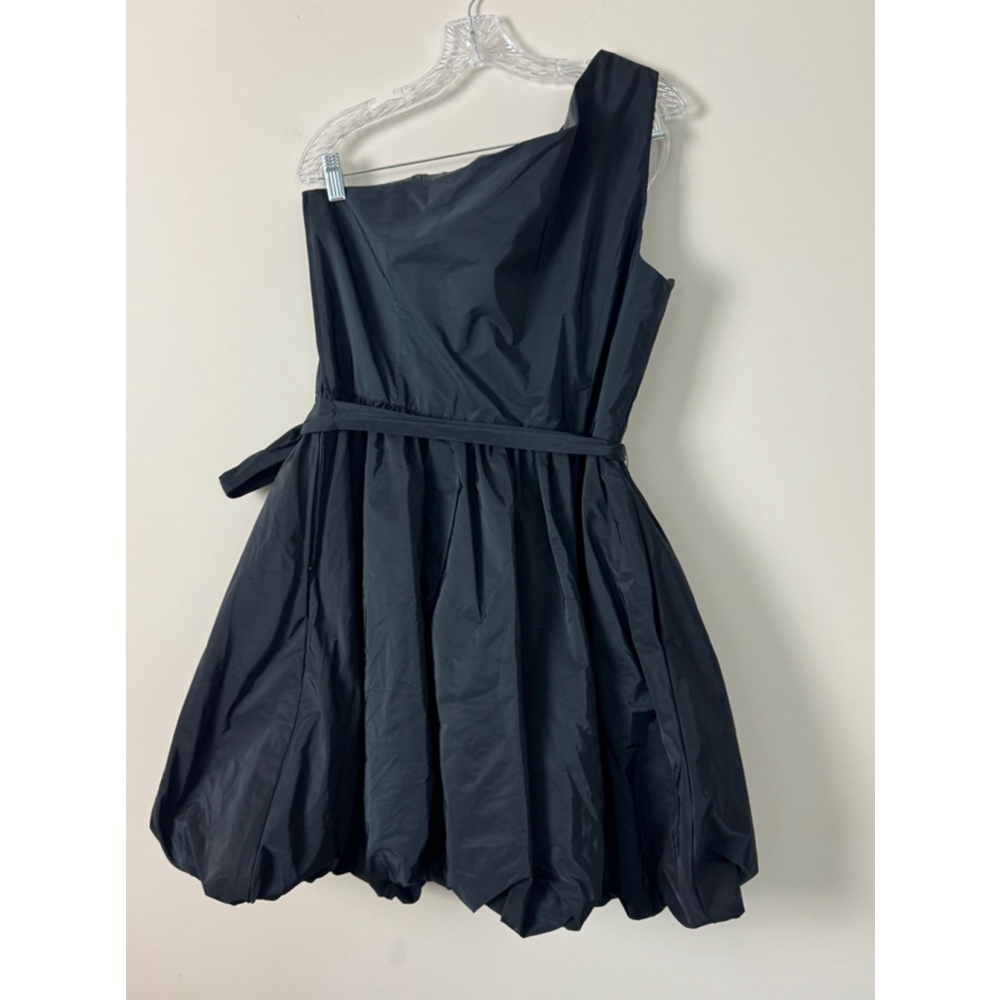 Lilly Pulitzer Sondralee Black One Shoulder Dress Size 16 - Picture 5 of 5